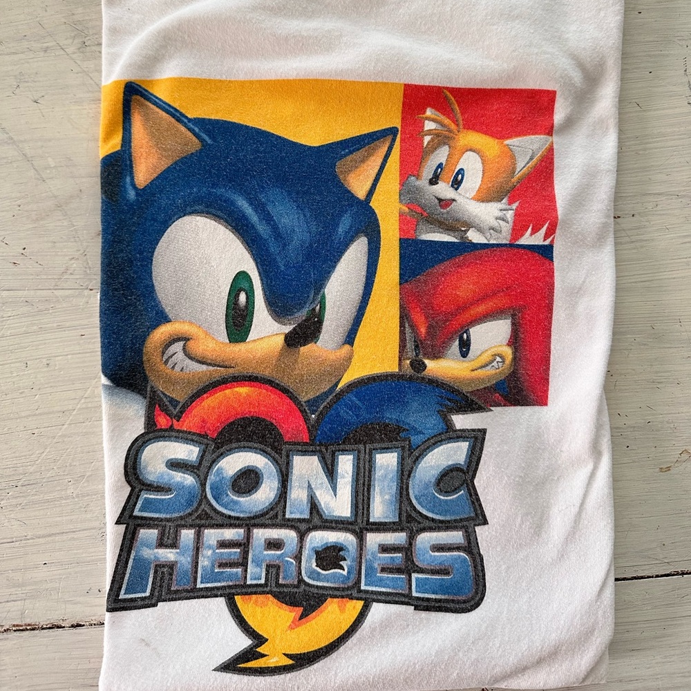Video Promo Graphic Tee x Sonic Heroes x Vintage